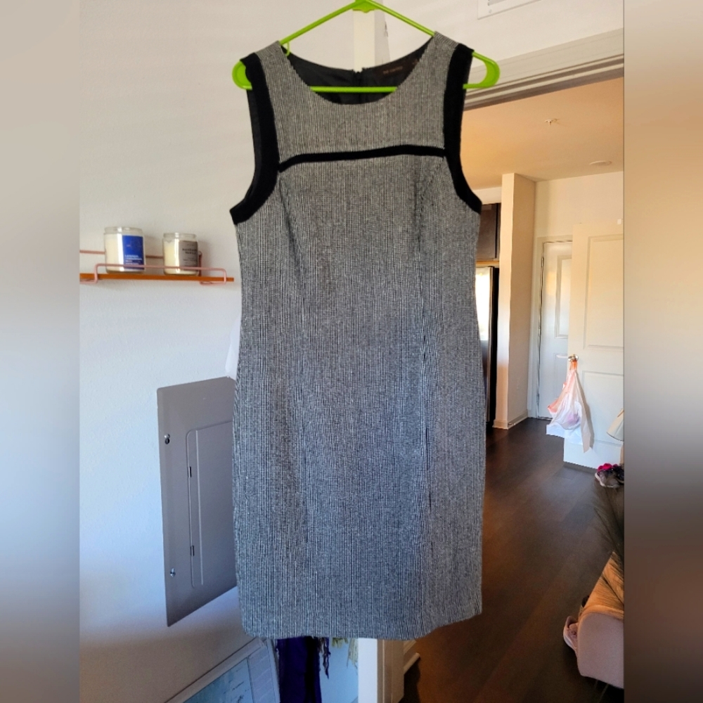SLEEVLESS WOMENS HERRING BONE DRESS - THE LIMITED